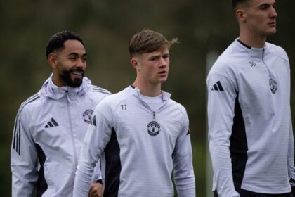 Two Man Utd stars praised by ‘Mini David Beckham’ for helping next generation