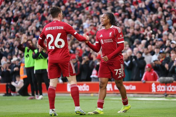 Andy Robertson backs Liverpool teenager Rio Ngumoha after ignoring his advice