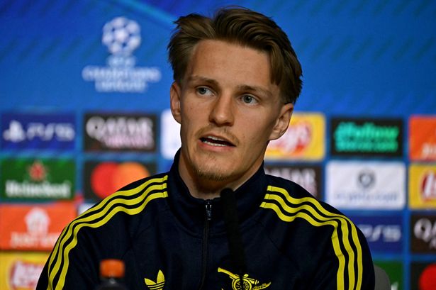 Martin Odegaard sends stirring message to Arsenal stars seven games from history