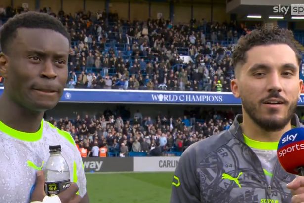 Marc Guehi shows true colours with Rayan Cherki gesture after Man City’s win at Chelsea