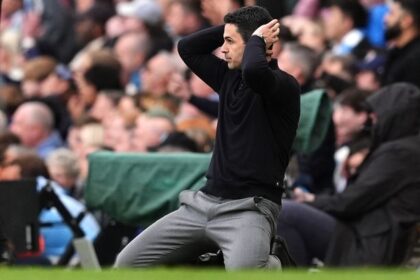 Defiant Mikel Arteta unwavering in Arsenal title belief despite Man City defeat