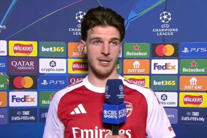 Declan Rice lets rip after Arsenal VAR controversy and shares why referee changed his mind