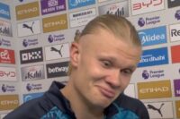 Sky Sports forced to apologise for X-rated Erling Haaland interview after Man City beat Arsenal