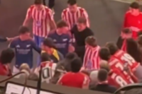 Diego Simeone confronts Ben White in furious tunnel bust-up after Arsenal match