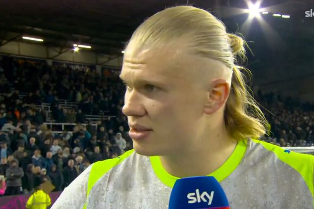 Erling Haaland gives spiky response as Man City miss huge Arsenal chance