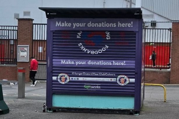 Fury as Liverpool foodbank collection stolen at Anfield in ‘deplorable’ action caught on CCTV