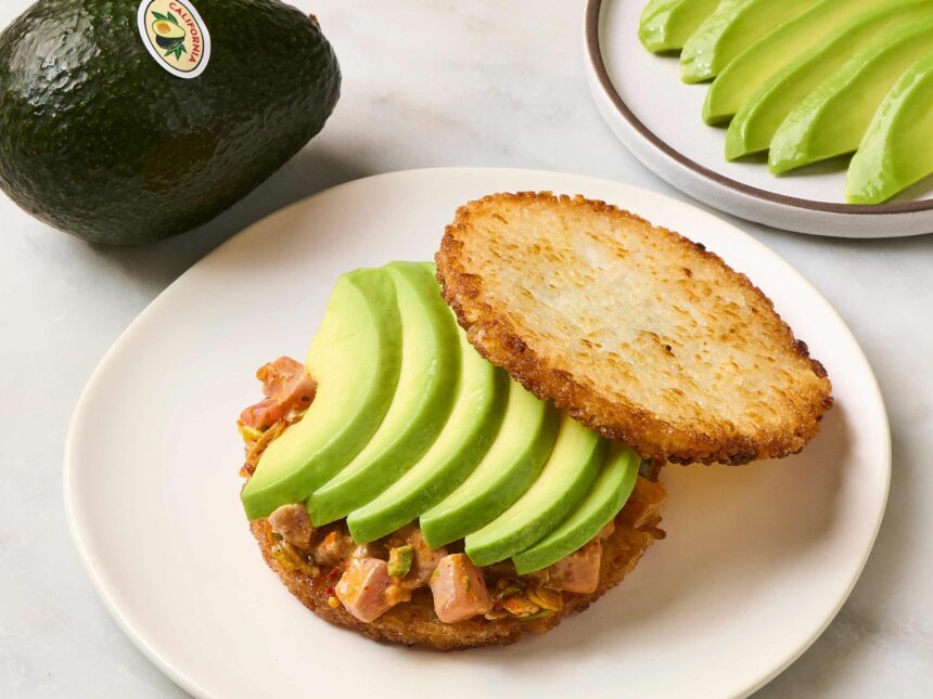 Crispy Spicy Tuna California Avocado Burger