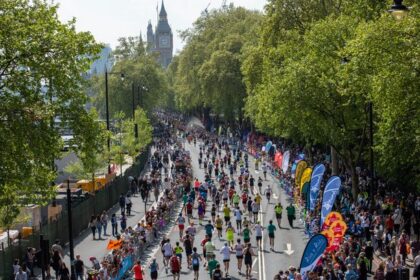 54 celebrities running the London Marathon from Hollywood A-listers to ex-Man Utd star