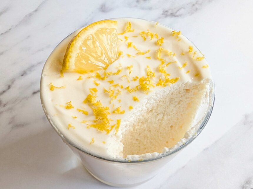 The 3-Ingredient Light & Creamy “Lemon Mousse” I Can’t Stop Making (No Cook!)