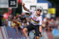 ‘The best form of defence is to attack’ – Tadej Pogačar outsprints breakaway to win Tour de Romandie stage 1