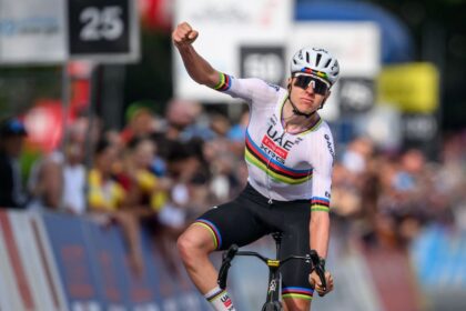 ‘The best form of defence is to attack’ – Tadej Pogačar outsprints breakaway to win Tour de Romandie stage 1