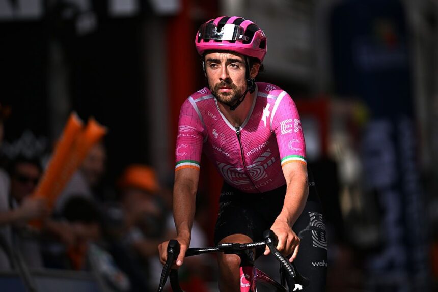 ‘It’s going to suck to watch the Ardennes and not be a part of it’ – Ben Healy takes immediate time off to recover from fractured sacrum sustained at Itzulia Basque Country