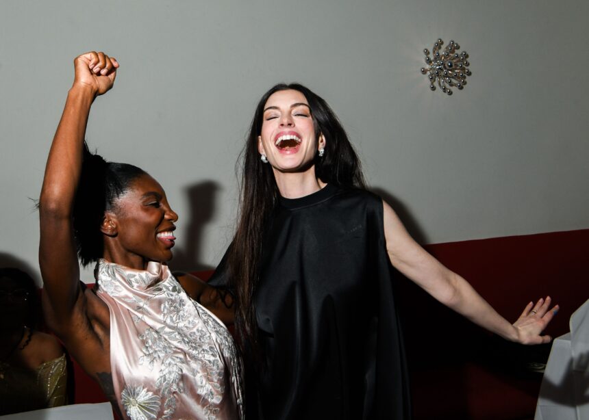 Pop Star Energy! ﻿Anne Hathaway Danced the Night Away at the Mother Mary Premiere and After-Party