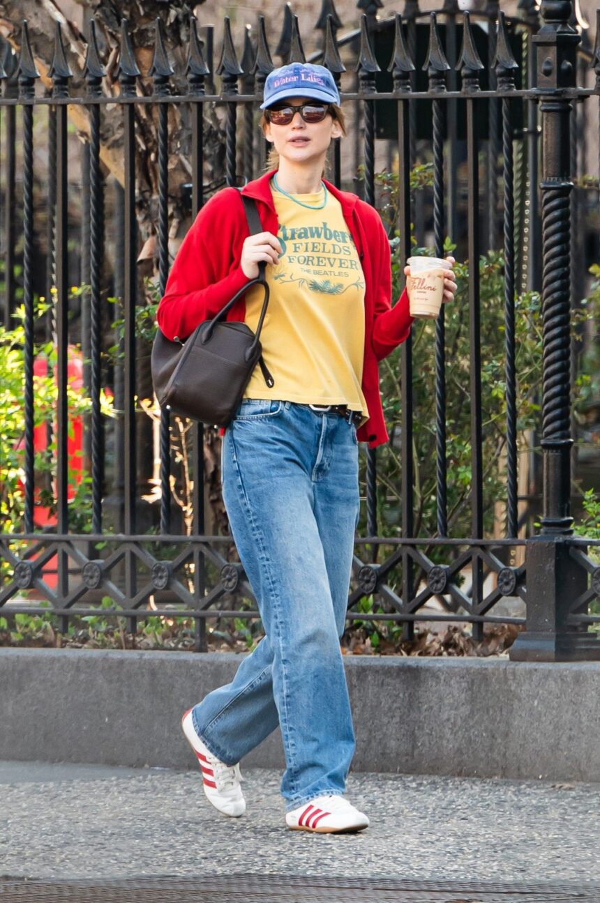 Jennifer Lawrence Incorporates a Major 2026 Runway Trend Into Her Spring Style