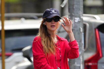 Jennifer Lawrence Pulls on Her Fancy Pants