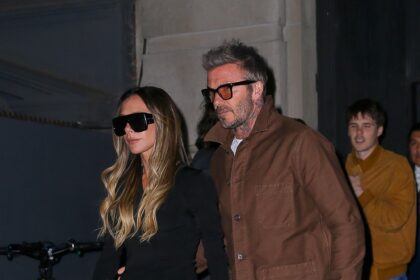 David and Victoria Beckham Nail Date Night Style