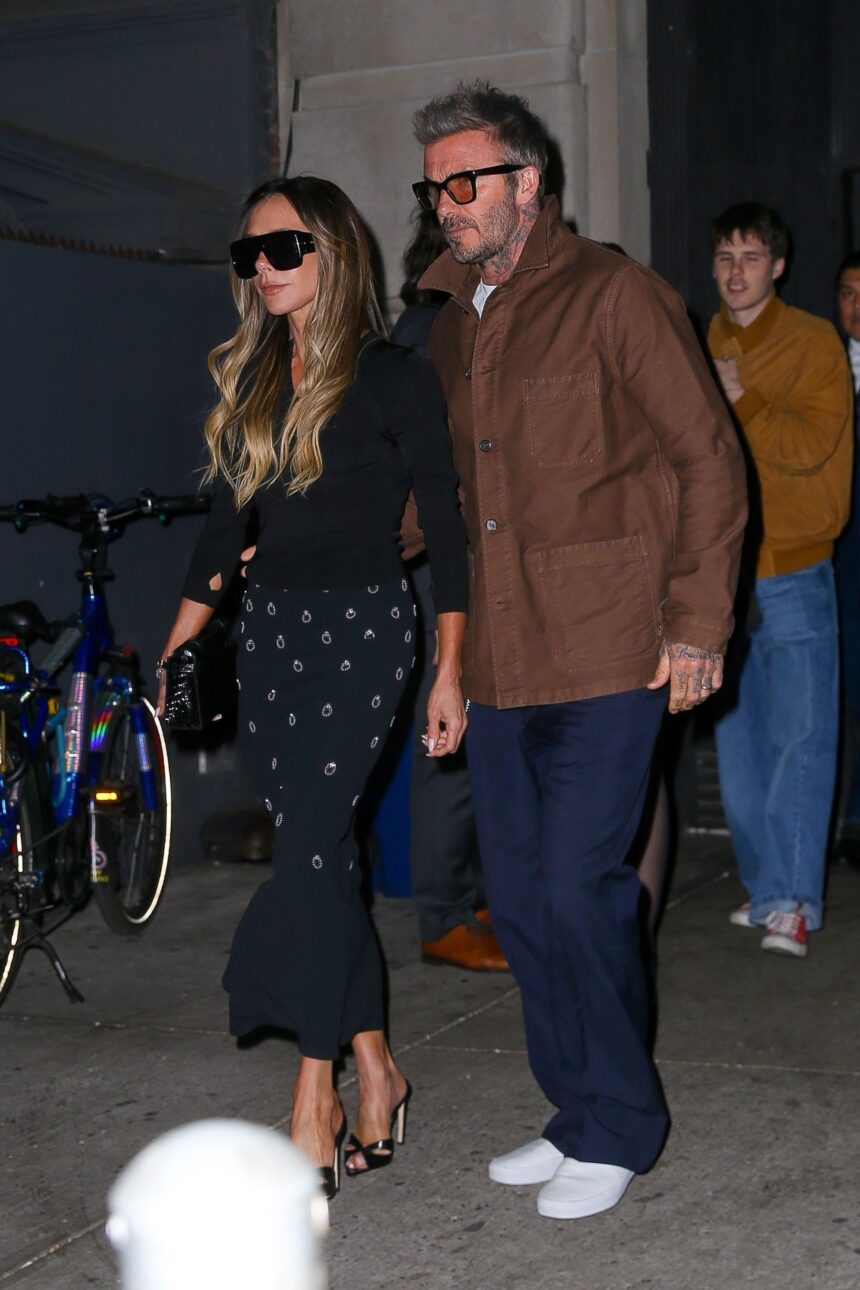 David and Victoria Beckham Nail Date Night Style