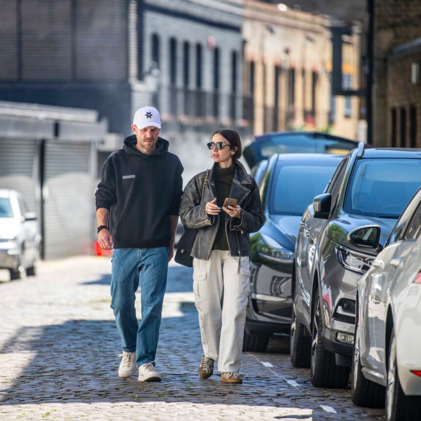 Lily Collins Reminds Us She Is the Anti-Emily Cooper With Her Mom-Off-Duty Style