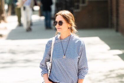 Katie Holmes Proposes a Very New York It-Bag for Spring