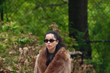 Zoë Kravitz Proves the Penny Lane Coat Will Always Be Famous