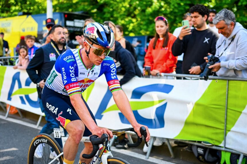 ‘If I tried to follow, I would completely blow up’ – Remco Evenepoel settles for third, unable to match superstar rivals at Liège-Bastogne-Liège