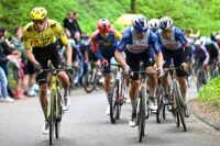 Matteo Jorgenson crashes out of Amstel Gold Race contention on wet downhill corner