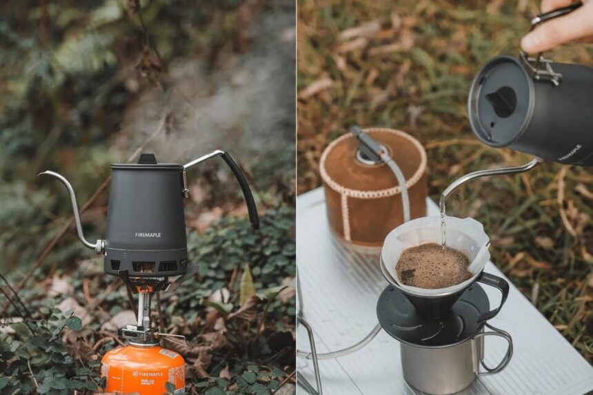 The Fire Maple Petrel Pour-Over Kettle Was Made for Coffee Outside