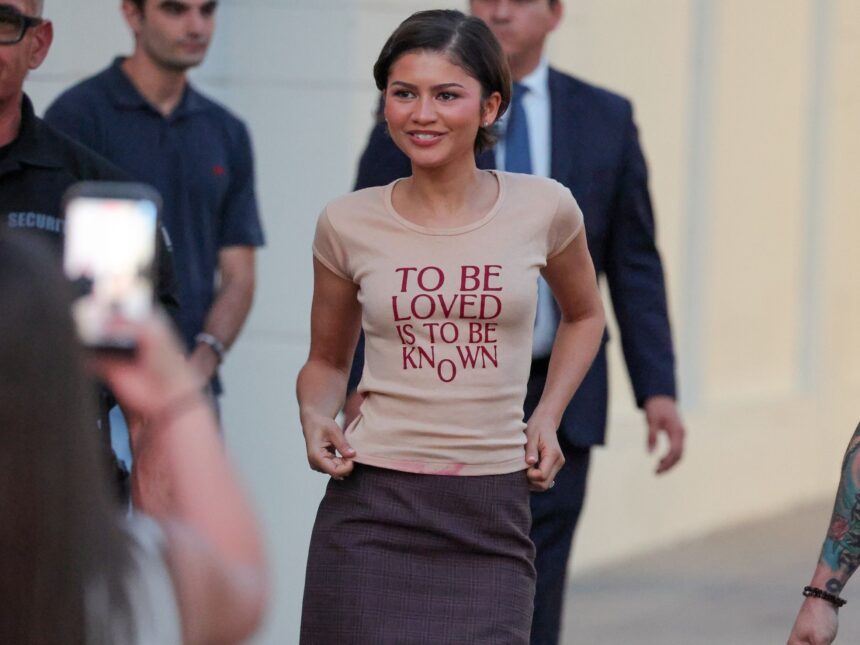 Zendaya Delivers One More Cheeky Bridal Serve for Her ‘The Drama’ Tour