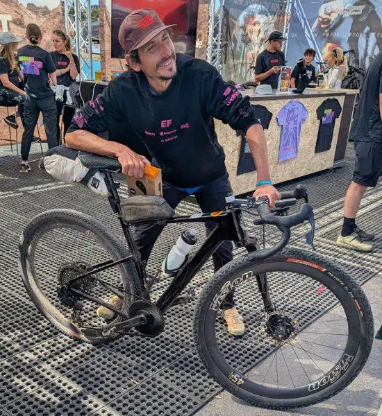 Lachlan Morton’s Training Bike: Cannondale Topstone Carbon Lefty