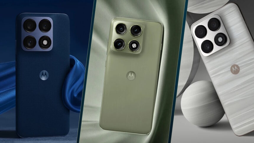 From marble to tailored fabric: Motorola Edge 70 Pro launches with unique colors and finishes