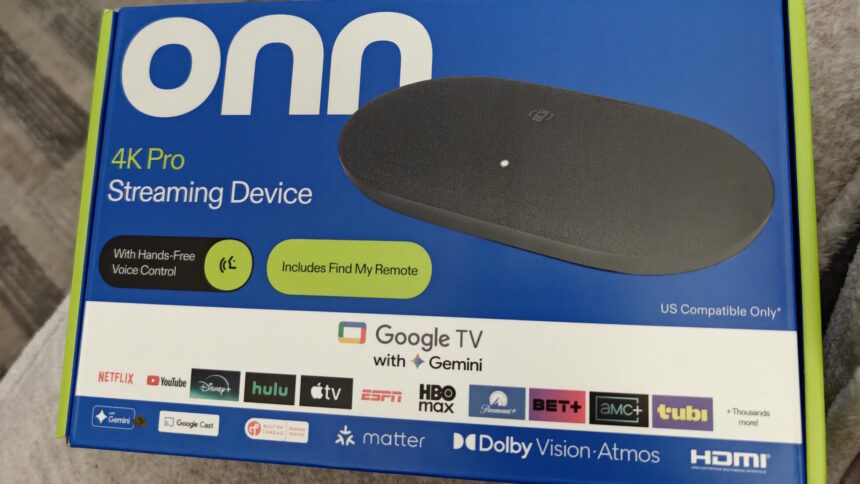 Walmart’s new Onn 4K Pro streaming box shows up in listings
