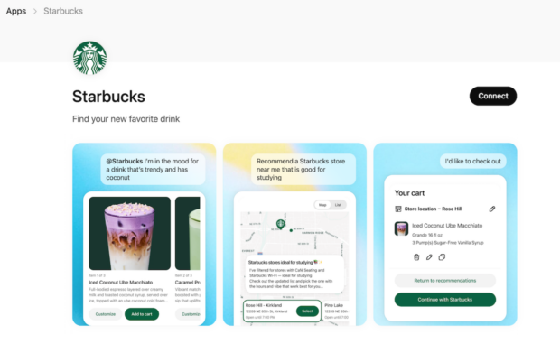 Starbucks Pioneers ‘Vibe Ordering’ Through ChatGPT App