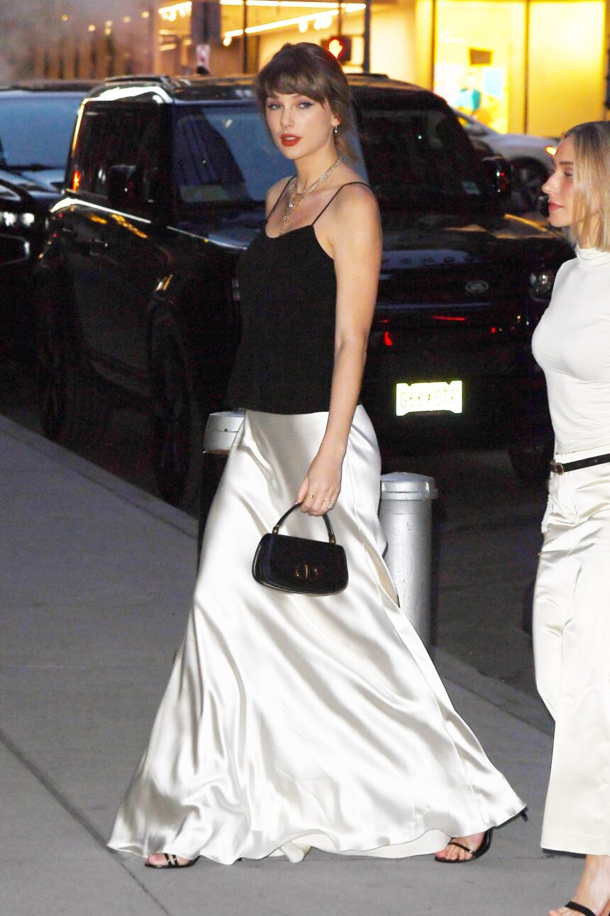 Taylor Swift Takes Carolyn Bessette-Kennedy-Core for a Test Drive