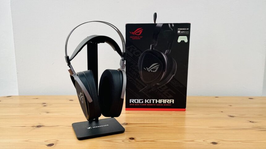 The Asus ROG Kithara embraces hi-fi and makes for a powerful, precise planar-magnetic gaming headset