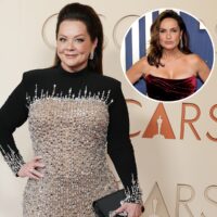 Melissa McCarthy Surprises Mariska Hargitay With Mullet Hair Makeover