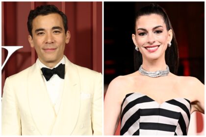 ‘The Devil Wears Prada 2’: Anne Hathaway and Conrad Ricamora Joke Around in Set Photos After His Roommate Role Got Cut From Sequel