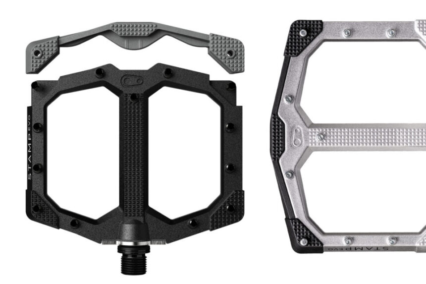 Crankbrothers Stamp Evo Pedals Have Replaceable Bashguards