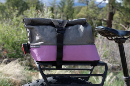 The Dispersed Rack Bag Has an Inner Dry Bag