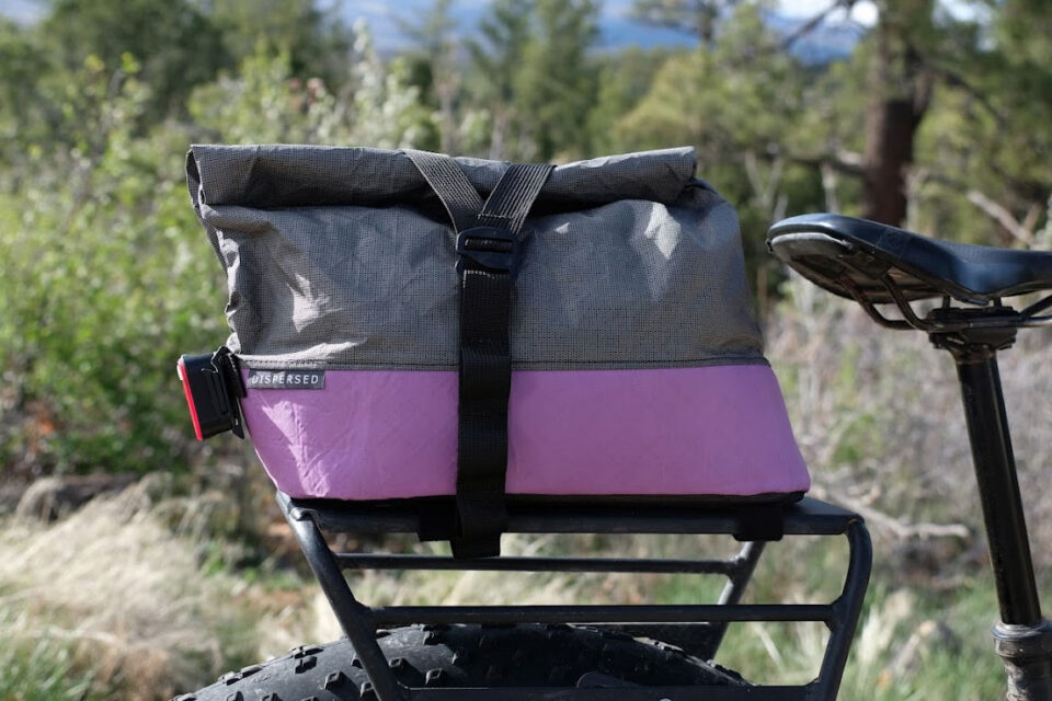 The Dispersed Rack Bag Has an Inner Dry Bag