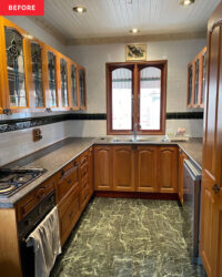 A Couple Transformed Their “Lifeless” 1980s Kitchen into a Colorful Oasis