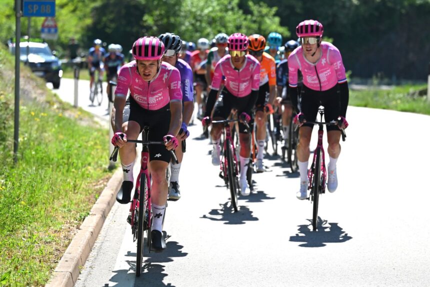 ‘It’s where I want to end up… where I want to be’ – young British rider on his taste of the WorldTour high life at this week’s Tour of the Alps