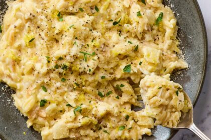 The Creamy One-Pot Lemon Orzo So Easy, It Practically Cooks Itself