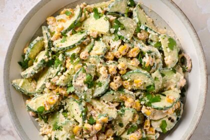 This 15-Minute Creamy Cucumber Salad is “the Side Dish of 2026”