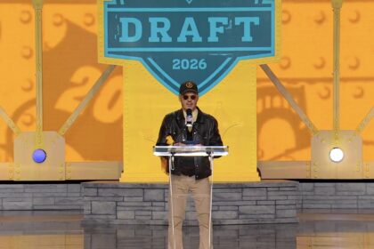 Michael Keaton Returns to Hometown Pittsburgh to Announce Steelers’ NFL Draft Pick