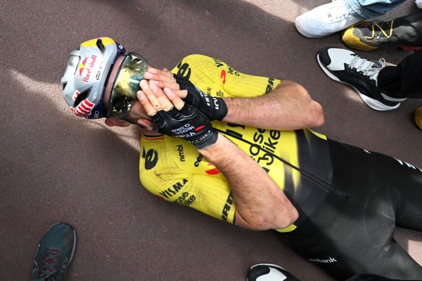 ‘Winning this race means basically everything to me’ – Wout van Aert conquers bad luck to finally triumph at Paris-Roubaix