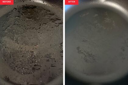 I Tried This  OXO Find, and My Cast-Iron Pans Have Never Looked Better