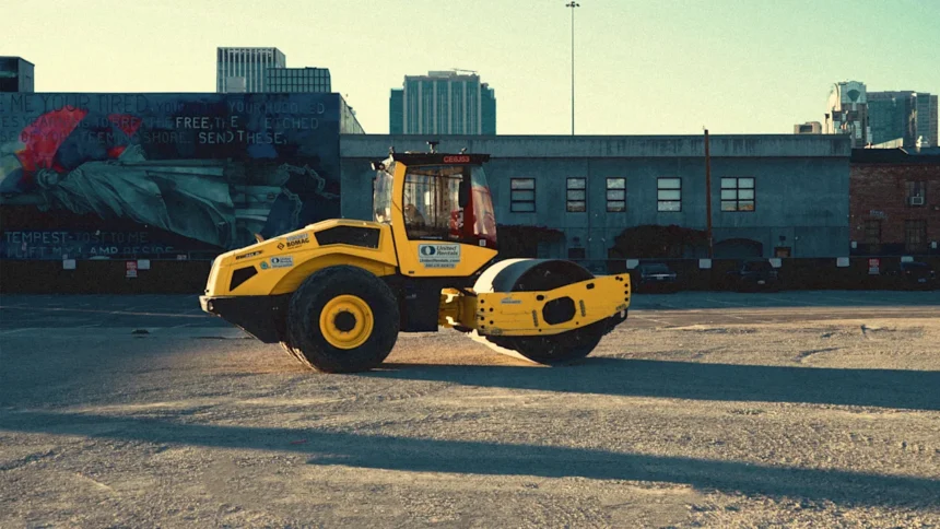 This drum roller doesn’t need a driver. It might be the future of construction