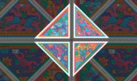 This triangle-shaped stamp has an unusual purpose