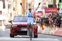 Demi Vollering continues winning ways at Liege-Bastogne-Liege Femme to claim historic third victory