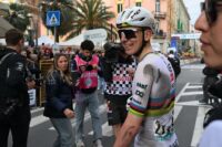 Tadej Pogačar’s torn Milan-San Remo jersey sells for record amount in charity auction